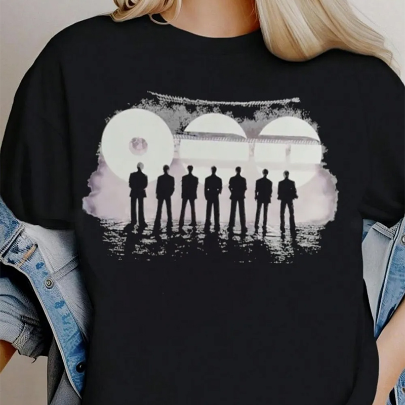 Personalized BTS Music Shirt Kpop Fan Tee T-Shirt Gift for BTS ARMY for Concert