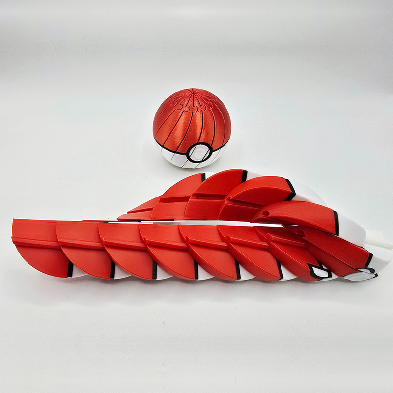 Personalized Pokéball Twist Fidget 3D Printed Gift Fun Gift for Anime Lovers Game Lovers