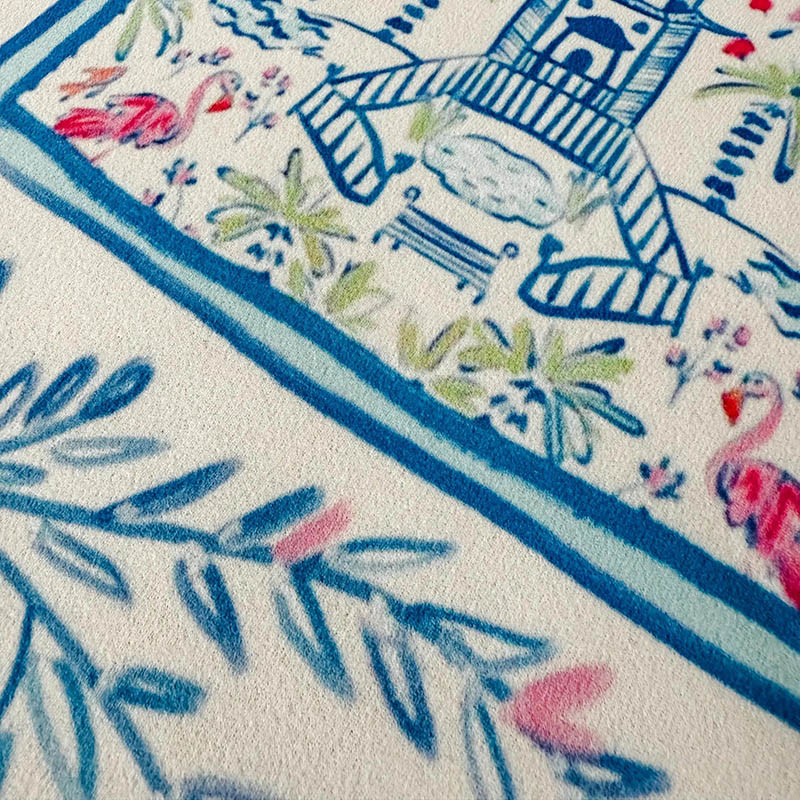 Personalized Chinoiserie Mahjong Game Mat Game Surface Travel Portable Playing for Game Night