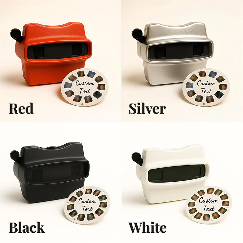 Personalized Viewmaster with Photo Reels Custom Anniversary Gift for Him or Her Retro Photo Keepsake Custom Viewfinder Mother's Father's Day Gift