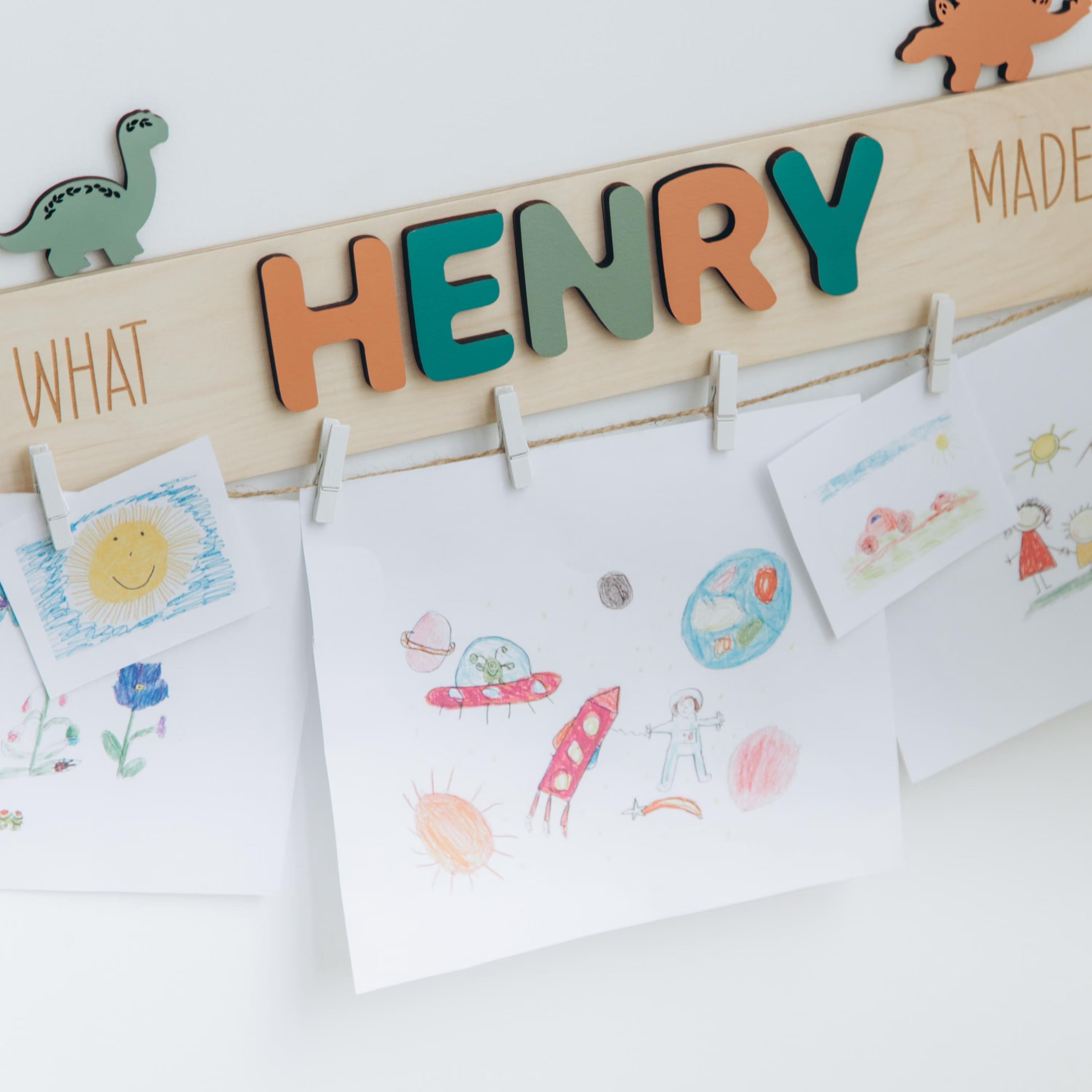 Personalized Kids Art Display Look What I Made Sign Personalized Art Display For Kids Wall Nursery Decor Custom Birthday Baby Gift Name Puzzle Easter Gift Toddler Gift