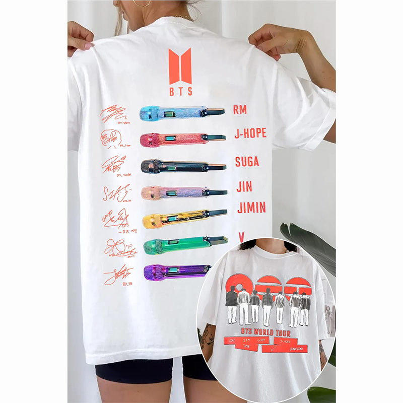 Personalized BTS Arirang 2026 Tee T-Shirt Gift for BTS ARMY for Concert