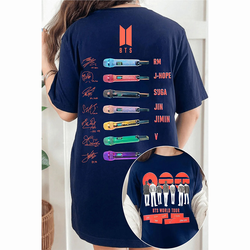 Personalized BTS Arirang 2026 Tee T-Shirt Gift for BTS ARMY for Concert