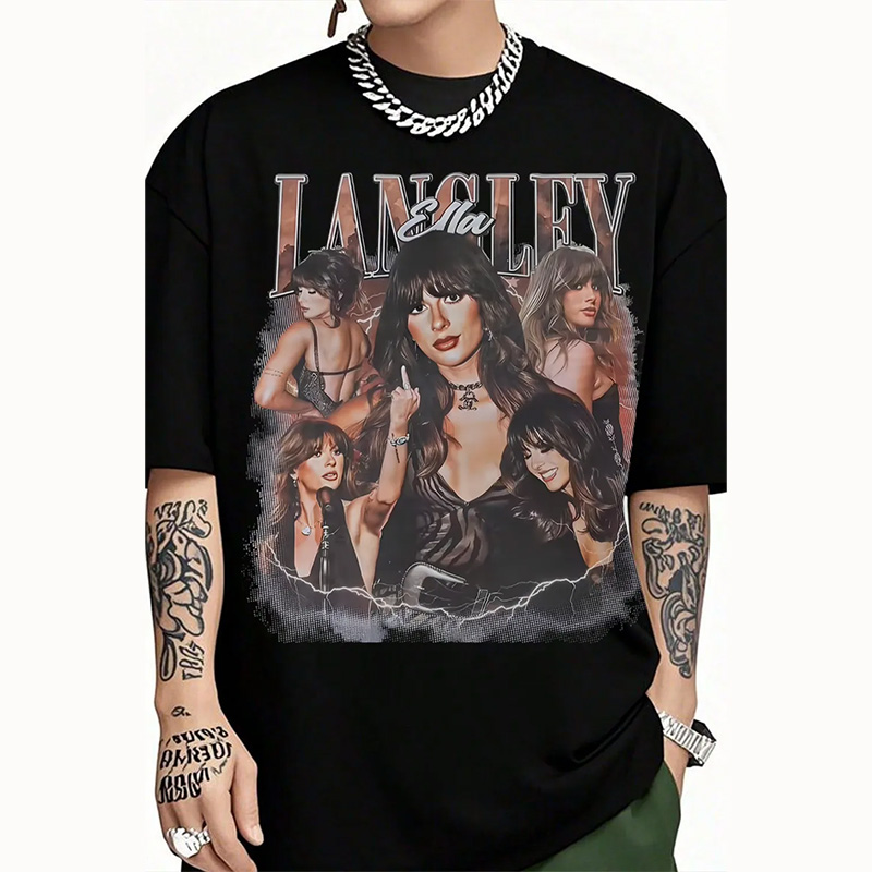 Personalized Ella Printed Tee T-Shirt Gift for Fans for Concert