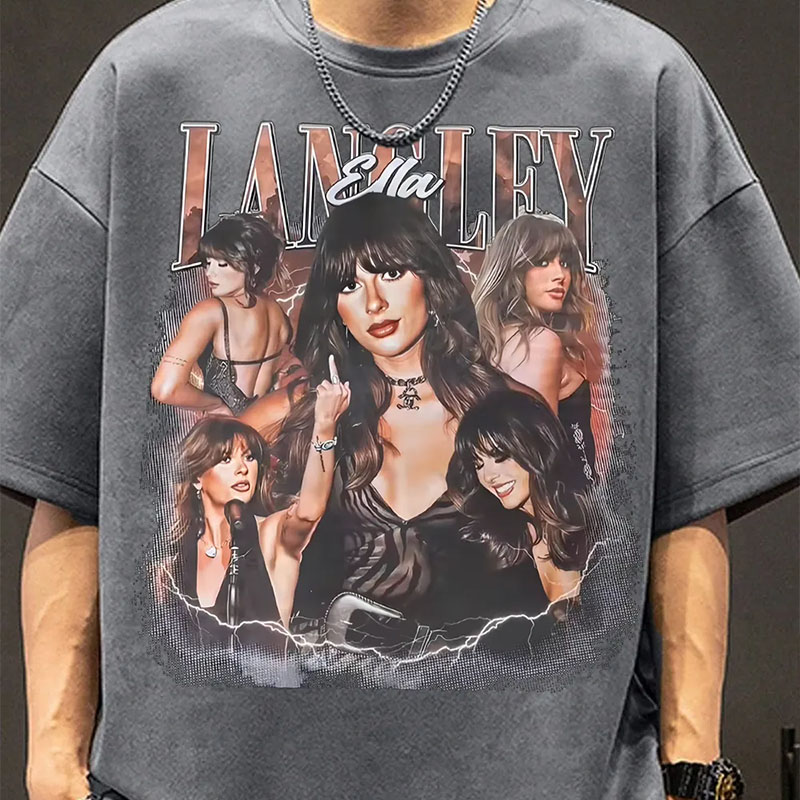 Personalized Ella Printed Tee T-Shirt Gift for Fans for Concert