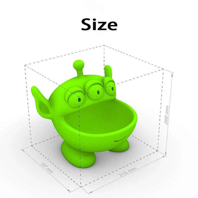 Personalized Monster Toy Storage Bowl Kids Desk Organizer for Kids for Cartoon Movie Lovers for Birthday Holiday