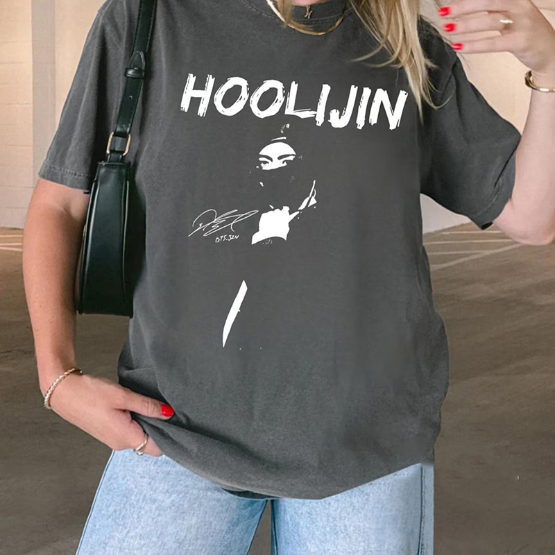 Personalized Hoolijin Meme Shirt BTS Arirang Hooligan Jin Meme Tee Funny T-Shirt Unisex Cotton T-Shirt for Fans for BTS ARMY