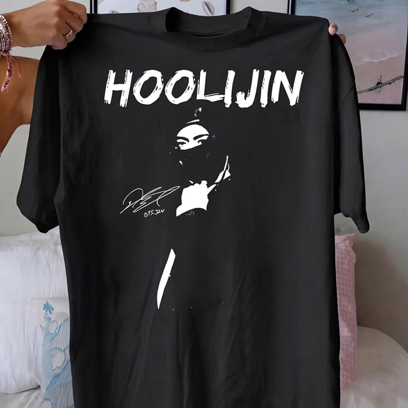 Personalized Hoolijin Meme Shirt BTS Arirang Hooligan Jin Meme Tee Funny T-Shirt Unisex Cotton T-Shirt for Fans for BTS ARMY