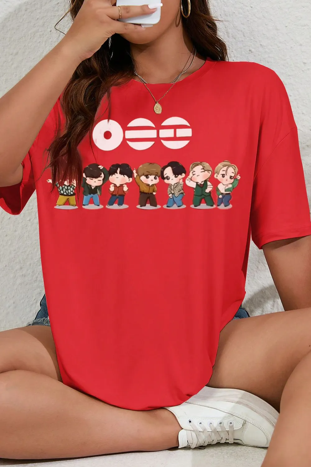 Personalized Cartoon BTS Tour 2026 Shirt Kpop Fan Tee T-Shirt Gift for BTS ARMY for Concert