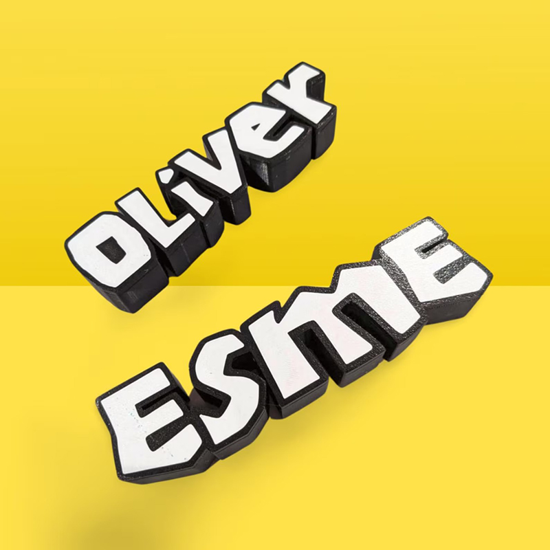 Personalized Multi-color Name 3D Printed Game Sand Mold Beach Toy 2-9 Letters Beach Vacation Essentials Play Birthday Gift for Family Kids