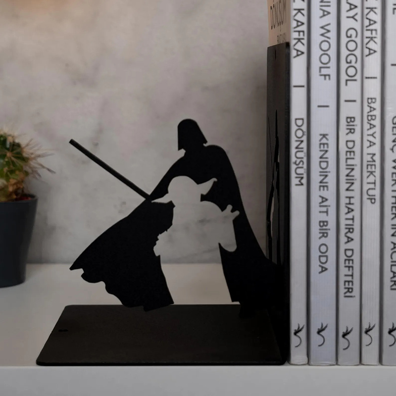 Personalized Star Metal Bookends Metal Decor Art Gift Star Bookend Book Lover Gift Bookworm Gift Librarian Gift for Movie Lovers for Him