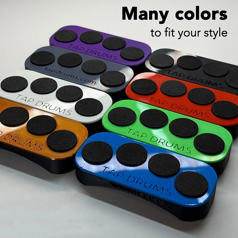 Personalized Tap Drums Silent A Silent Fidget for Musicians and Tappers Custom with Title Gift for Music Lovers