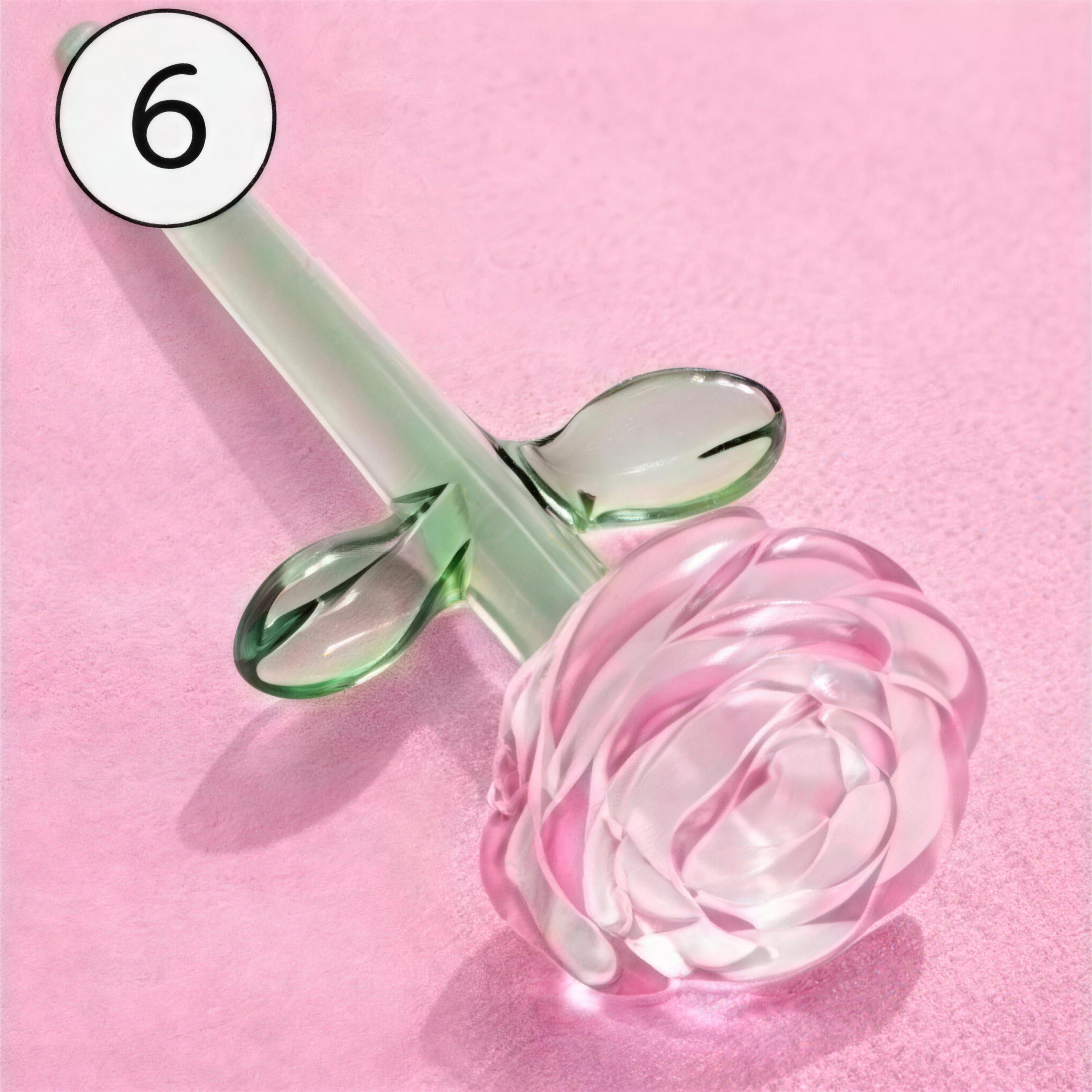 Personalized Glass Birth Month Flower Birth Flower Gift Glass Flower Bouquet for Mom Handmade Tulip & Rose Mix Mother’s Day Gift For Her Home Decor