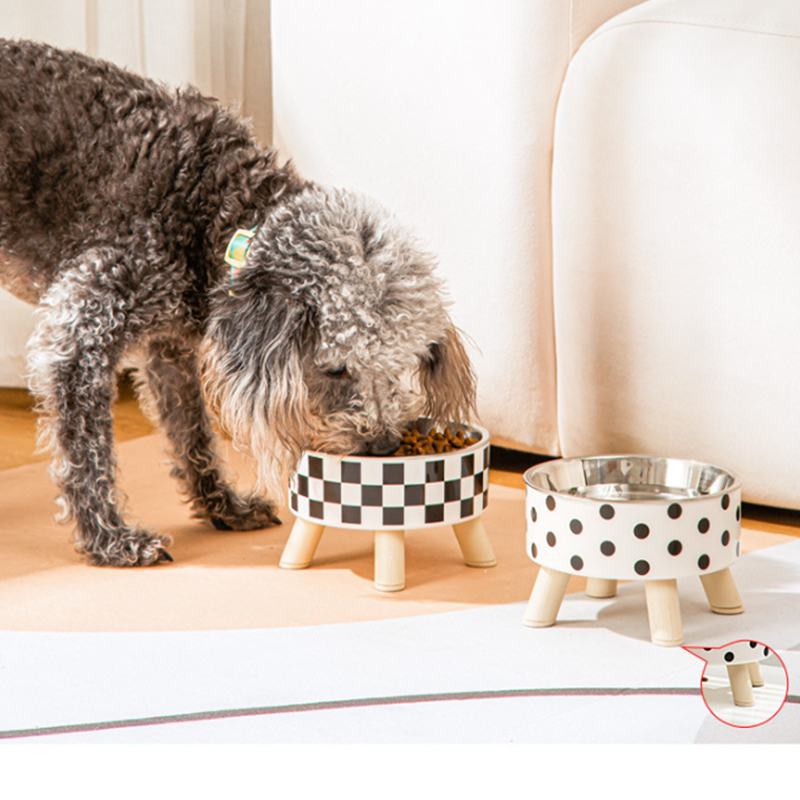 Personalized Cute Pet Feeding Bowl with Name Stainless Steel Heavy Base Raised Feeding Bowl Birthday Gift for Dog Cat Owners