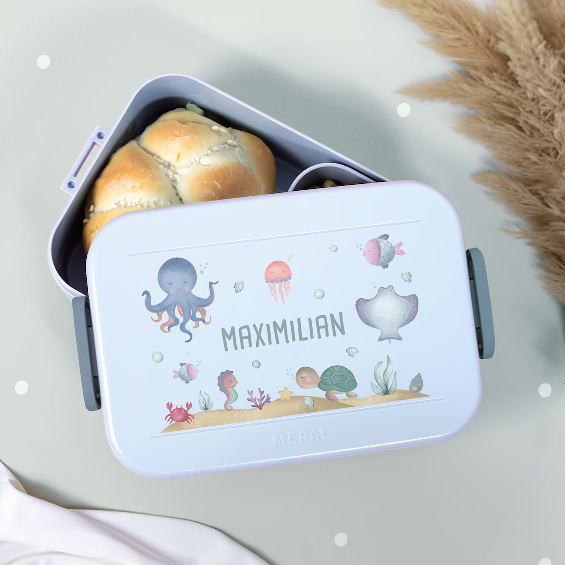 Personalized Mepal Lunchbox Animal World Lunchbox for Girls and Boys Personalized Birthday Gift School Enrollment Gift for kids