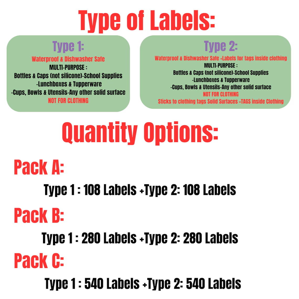 Personalized Waterproof Name Labels  Dishwasher Safe Labels Name Labels For Daycare  Personalized Waterproof Labels  Baby Bottle Labels