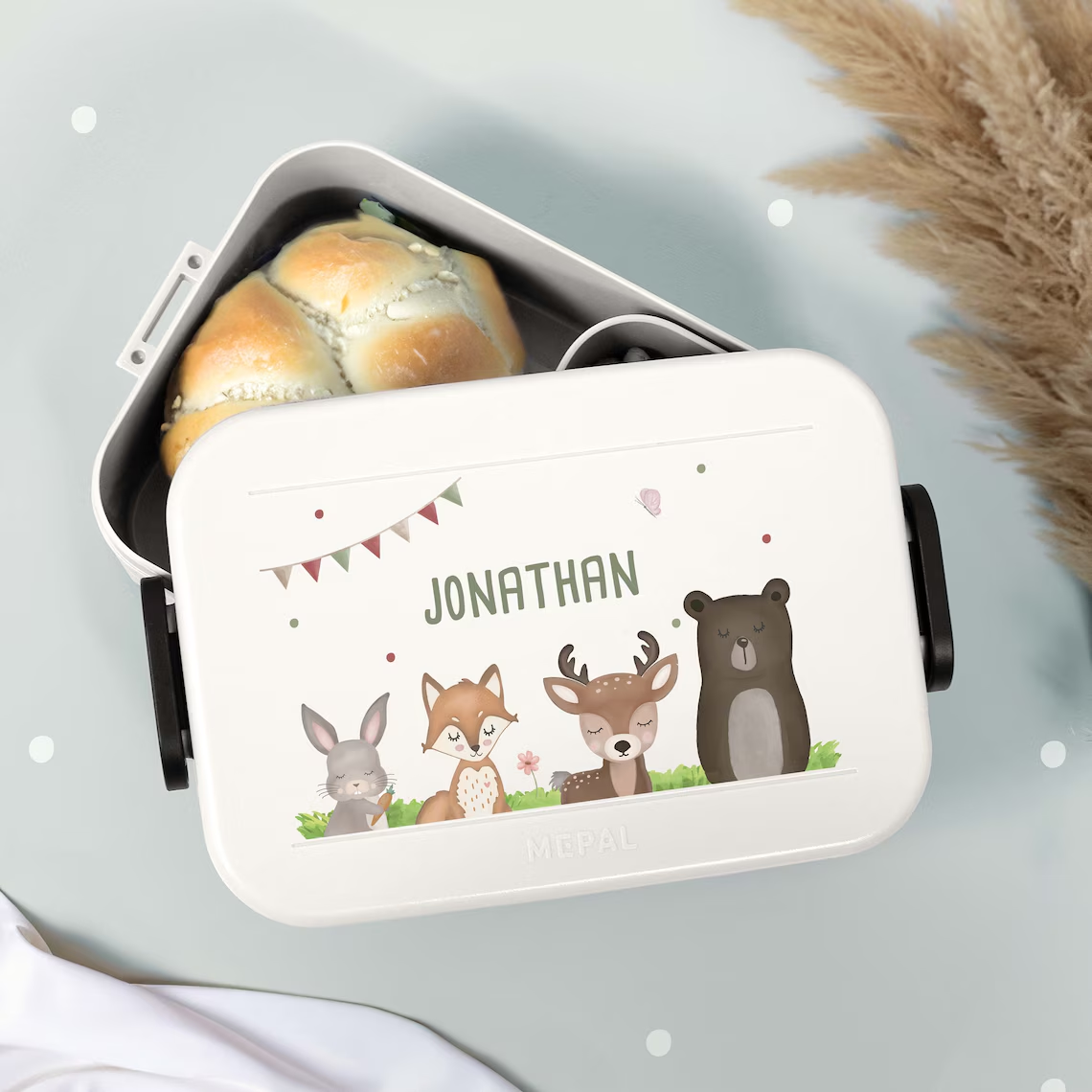 Personalized Mepal Lunchbox Animal World Lunchbox for Girls and Boys Personalized Birthday Gift School Enrollment Gift for kids