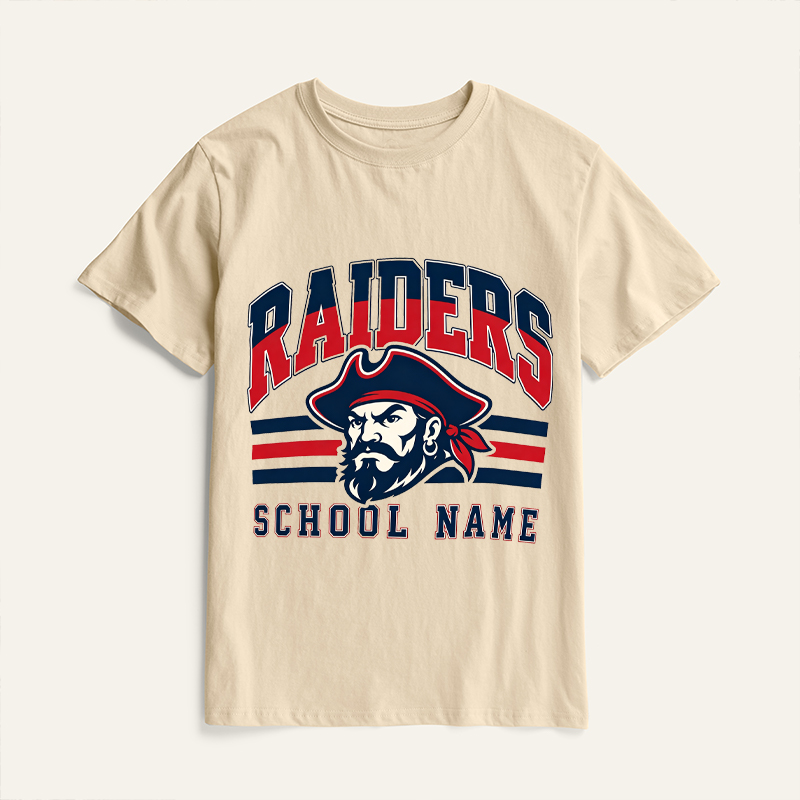 Personalized School Mascot Classic T-Shirt Custom School Team Name Back To School Gameday Gift
