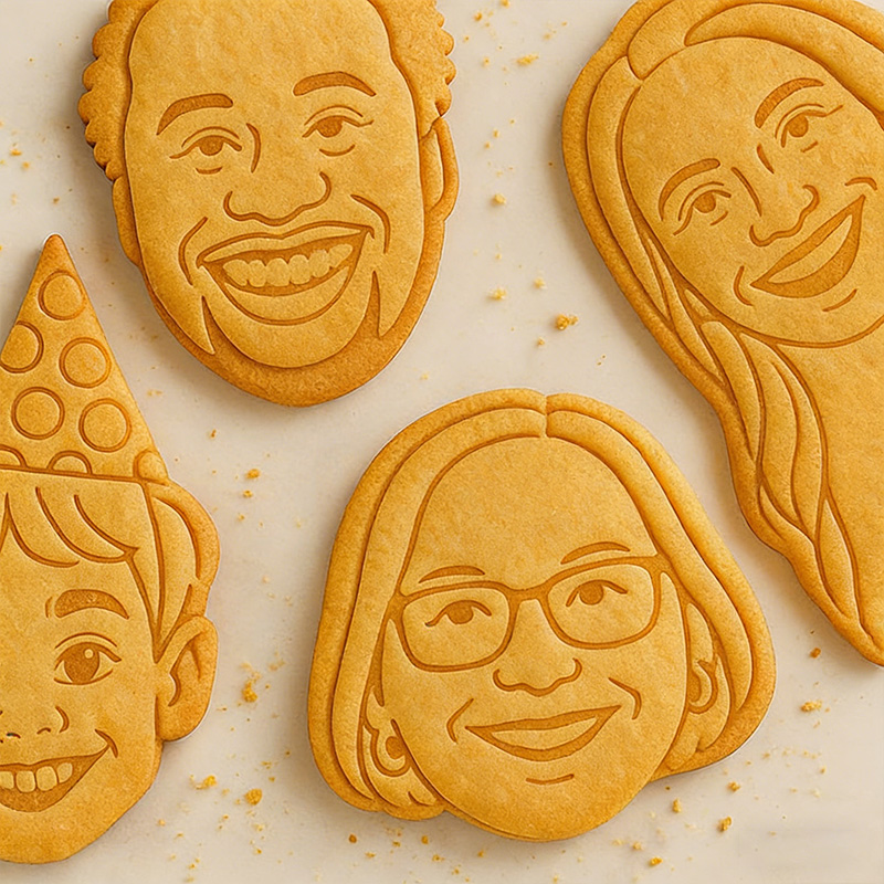 Personalized Face Photo Cookie Cutter Funny Cookie Gift Wedding Gift Custom Face Photo Gift Face Cookie Cutter Valentine's Day Gift 