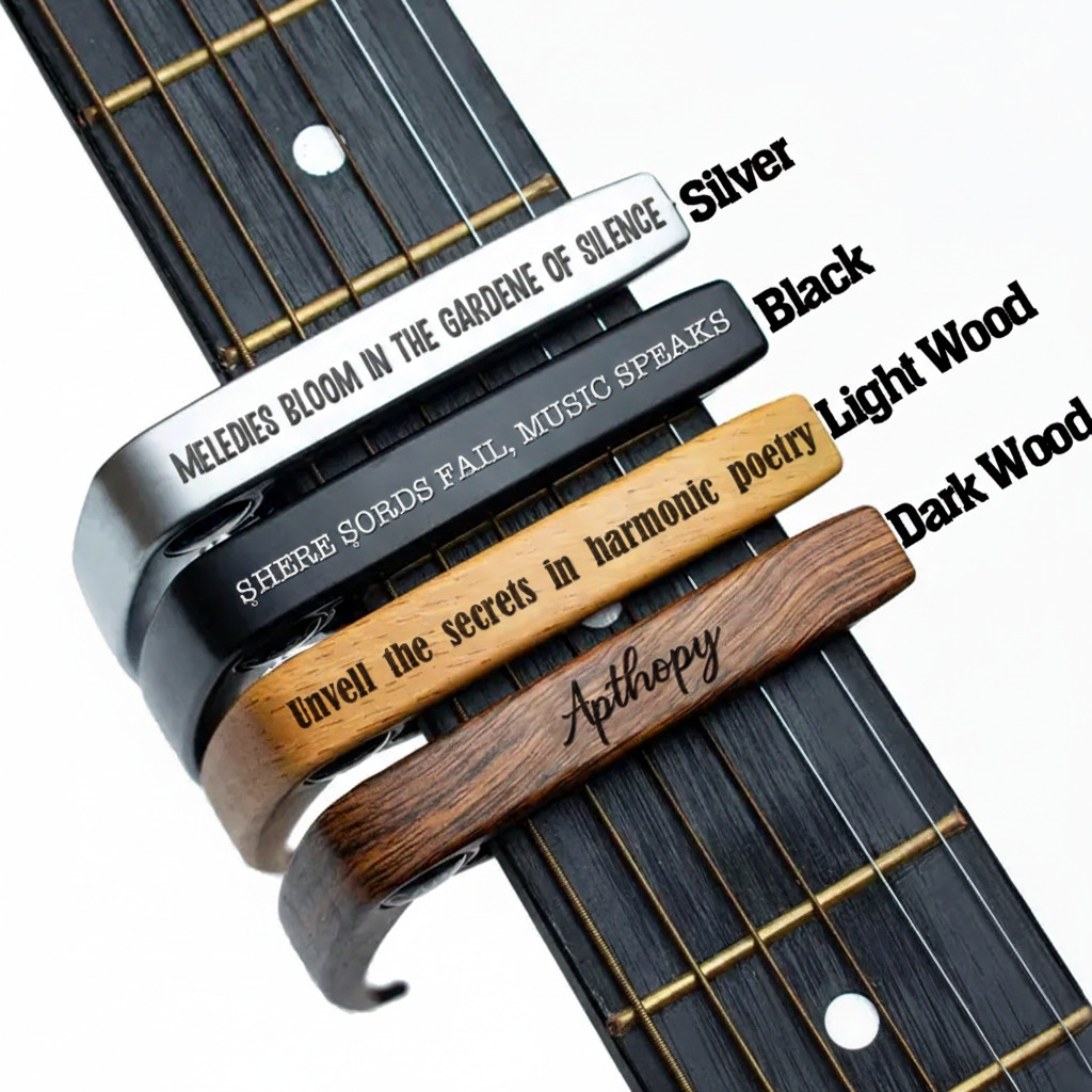 Personalized Guitar Capo and Personalized Guitarist Gift Ideas and Musician Gift Ideas