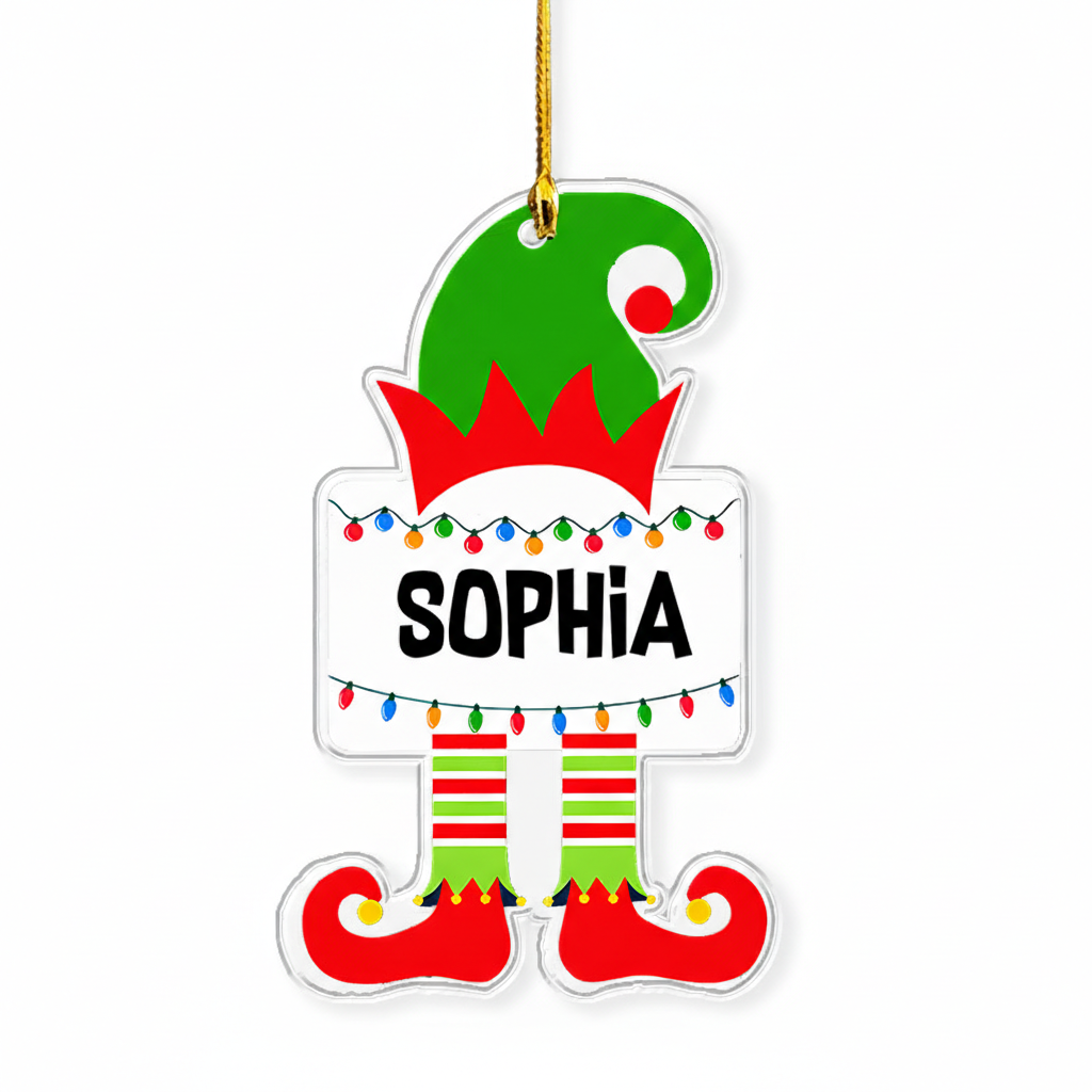 Personalized the Elf Christmas Ornament 2025 Acrylic Ornament Movie Christmas Gift Film Xmas Gift Christmas Decor