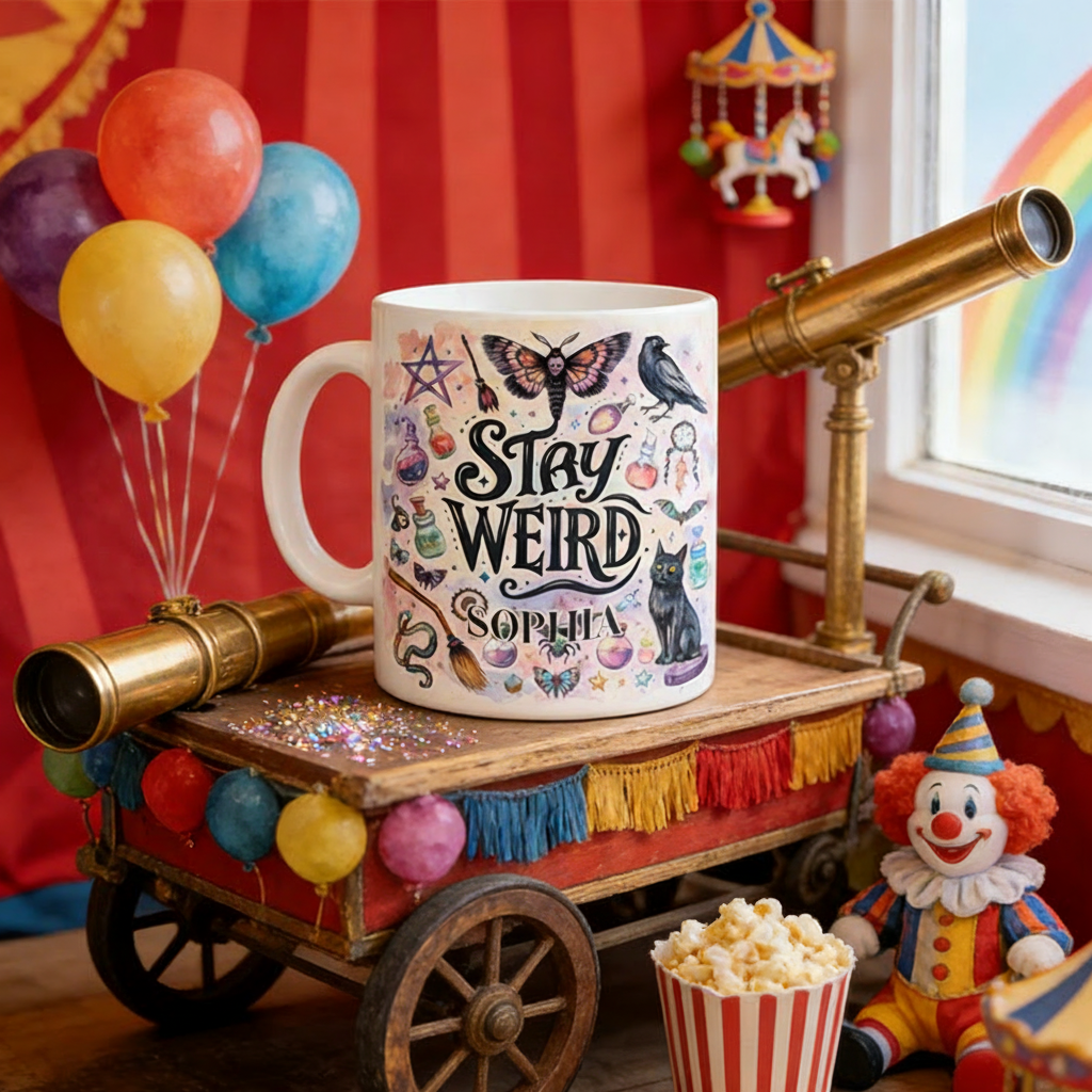Personalized Stay Weird Magical Mug Coffee Mug Magic Lover Mug Witchcore Gift Coffee Mug