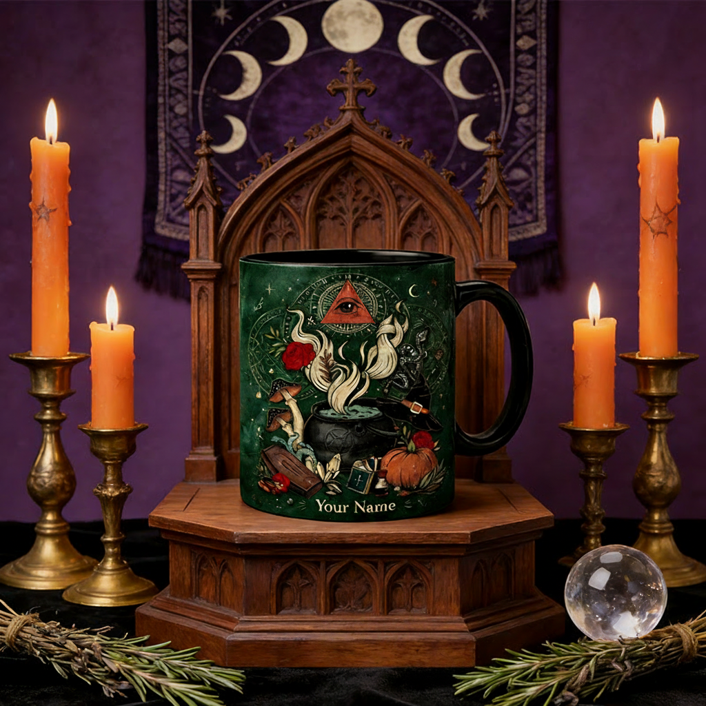 Personalized Witch Tarot Magical Mug Coffee Mug Magic Lover Mug Witchcore Gift Coffee Mug