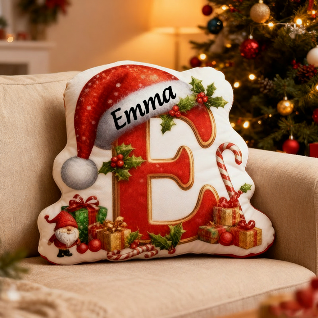 Personalized Colorful 26 Letters Pillow Personalized Alphabet Decor for Tree and Home