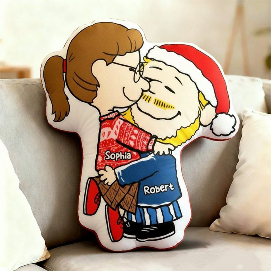 Personalized Snuggle Season Shaped Pillow for Lovers Couples Pillow Christmas Gift for Anime Cartoon Lovers