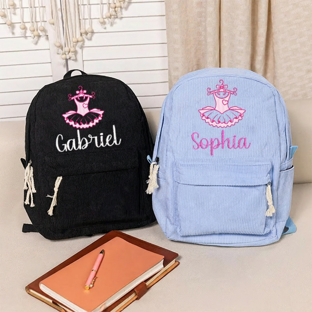 Personalized My Little Skirt Ballerina Backpack Dance Bag Ballet Gifts for Girls Women Dancers