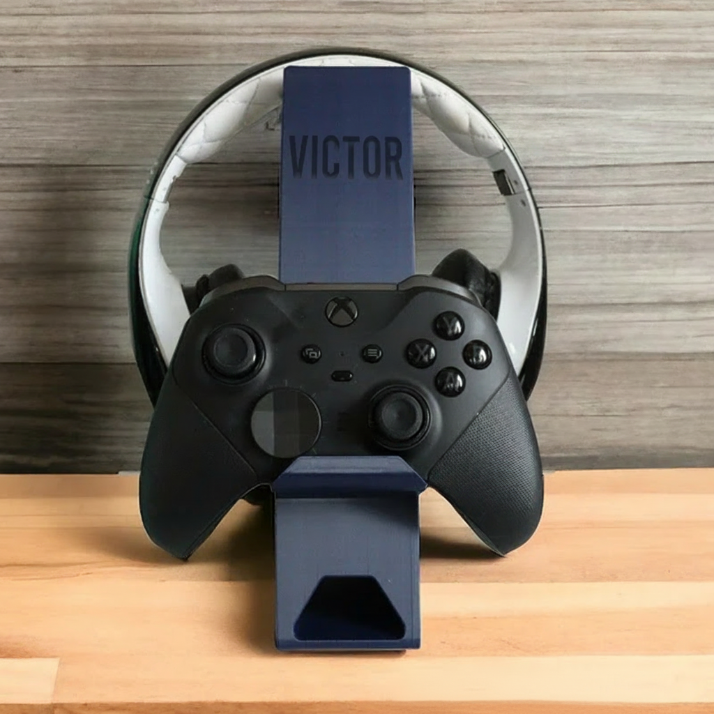 Personalized Game Console Controller And Headphone Stand Universal Controller Stand 3D Printed Gift for Game Lovers
