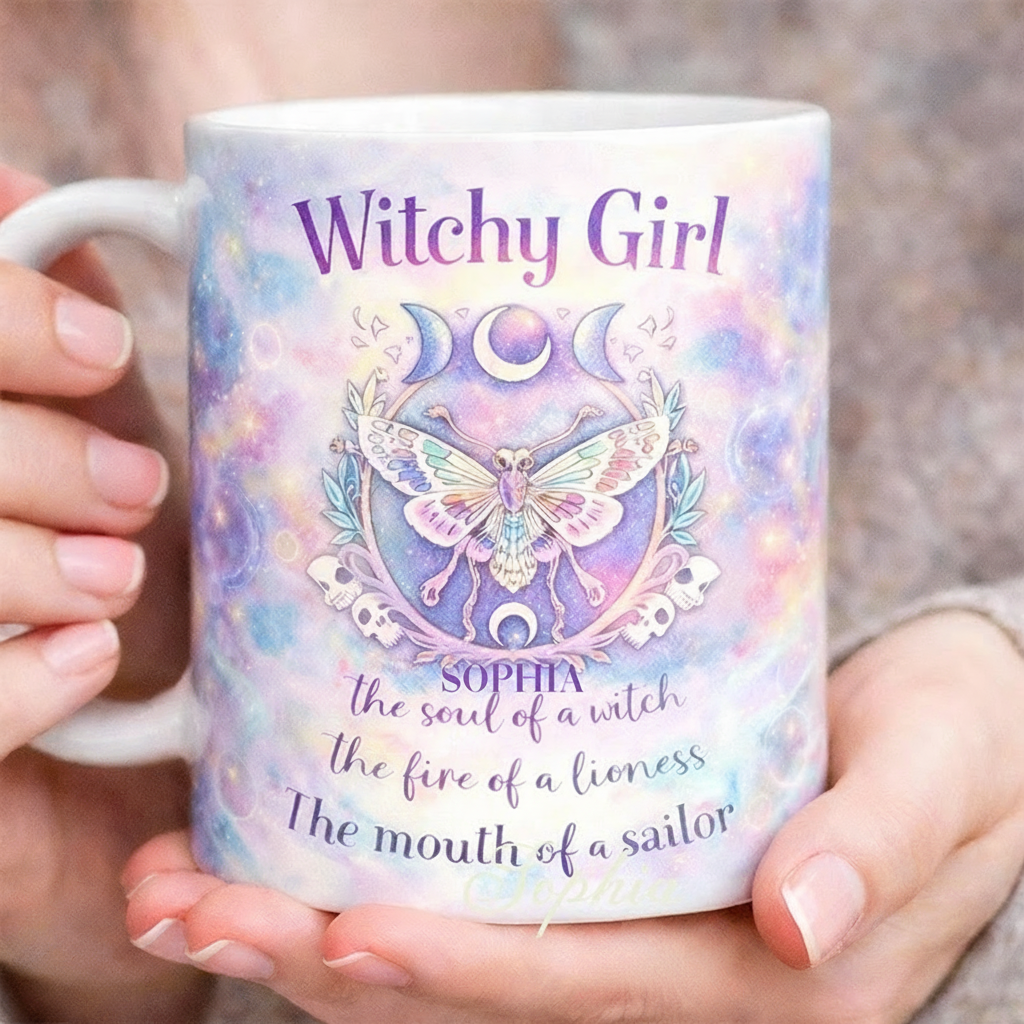Personalized Witchy Girl Magical Mug Coffee Mug Magic Lover Mug Witchcore Gift Coffee Mug