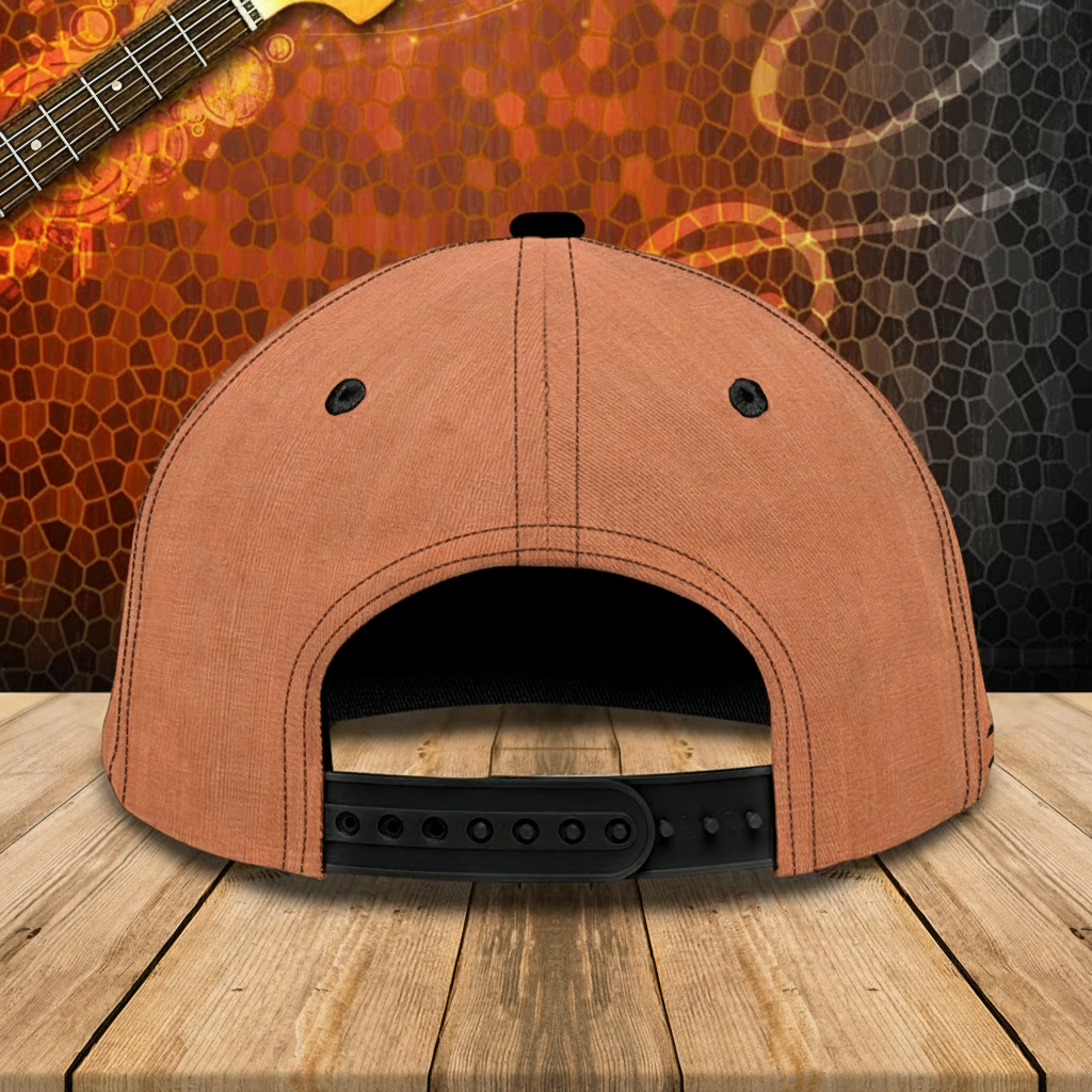Personalized Name 3D Print Baseball Cap for Music Lover Perfect Music Lovers Guitar Lovers Custom Gift Hat With Unique Design Lover Guitar