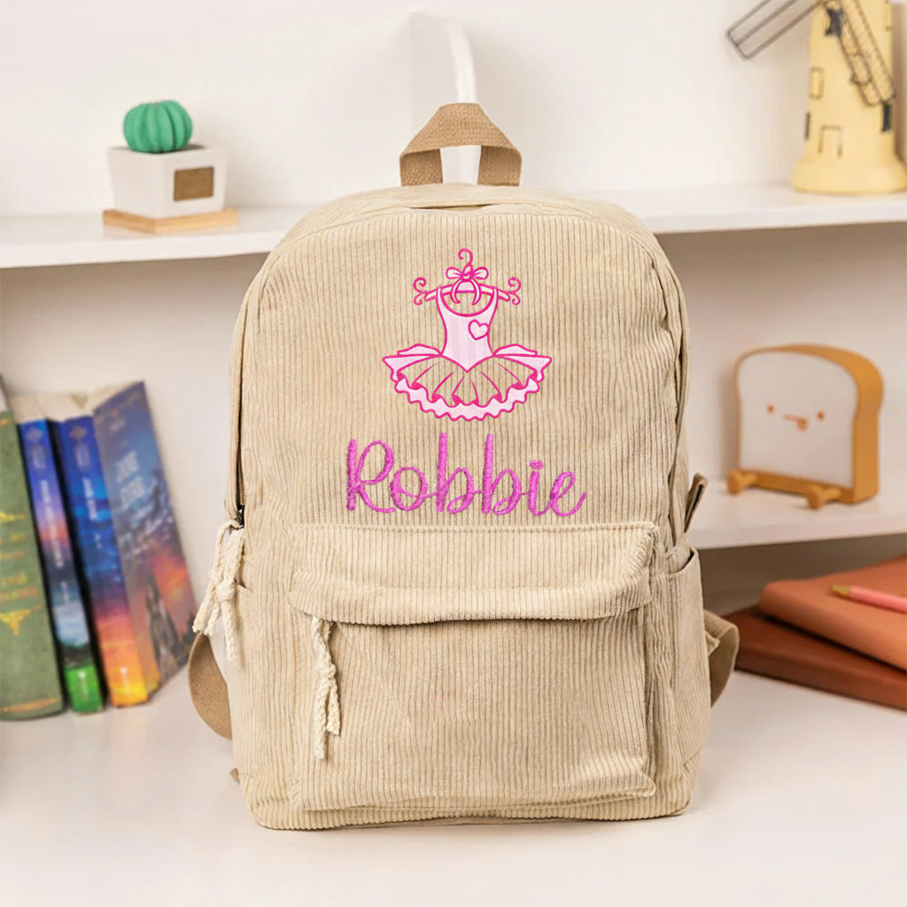 Personalized My Little Skirt Ballerina Backpack Dance Bag Ballet Gifts for Girls Women Dancers