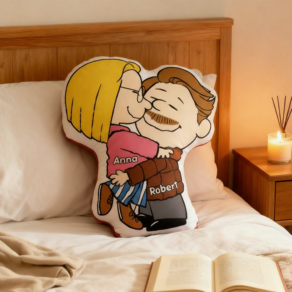 Personalized Snuggle Season Shaped Pillow for Lovers Couples Pillow Christmas Gift for Anime Cartoon Lovers