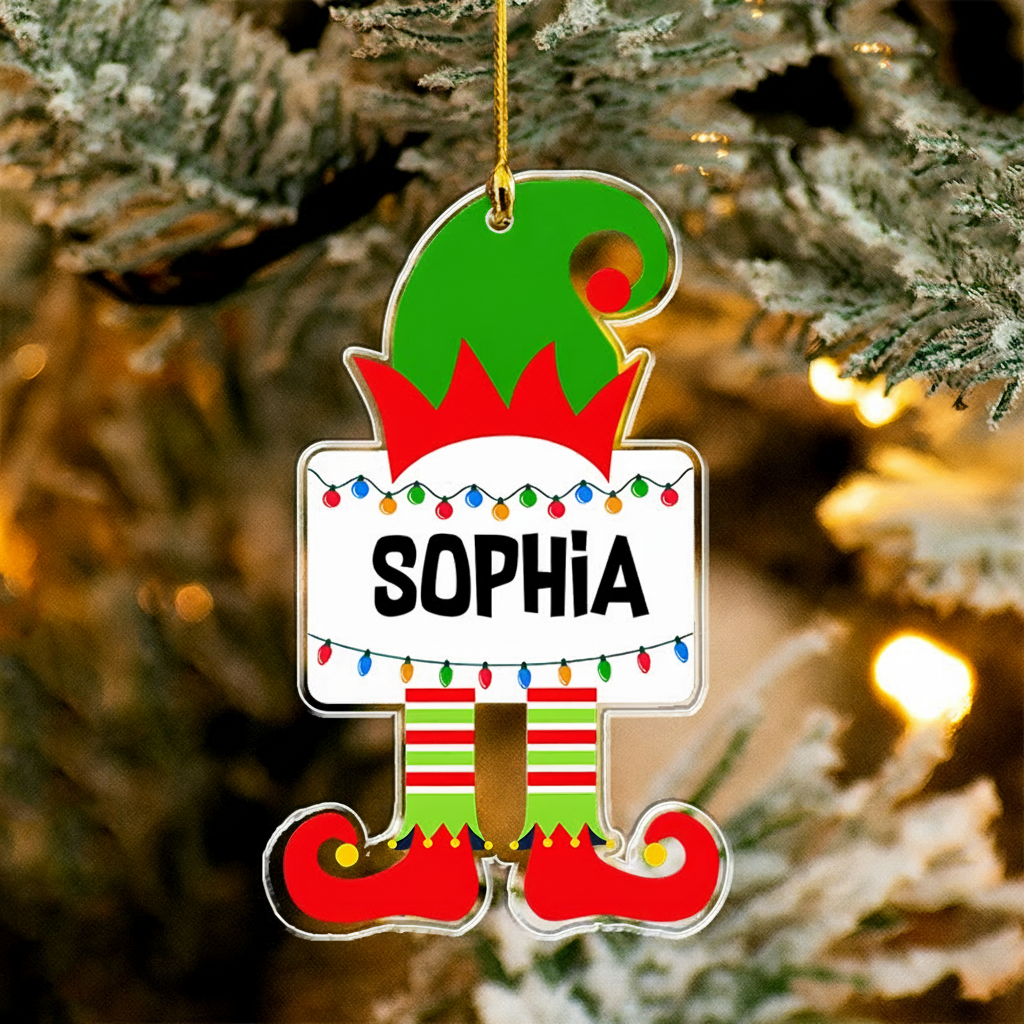 Personalized the Elf Christmas Ornament 2025 Acrylic Ornament Movie Christmas Gift Film Xmas Gift Christmas Decor