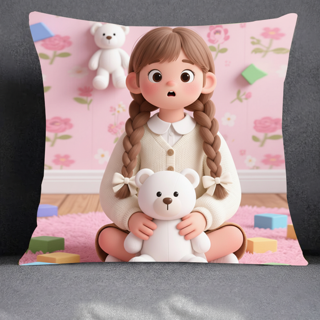 Personalized Song Throw Pillow and Custom Music and Photo Throw Pillow Music Plaque and Christmas Gifts for Kids