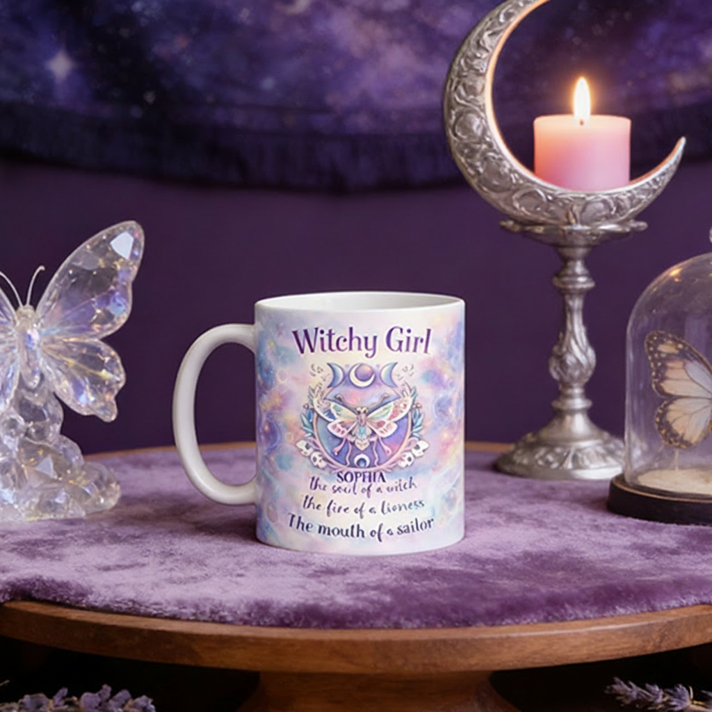 Personalized Witchy Girl Magical Mug Coffee Mug Magic Lover Mug Witchcore Gift Coffee Mug