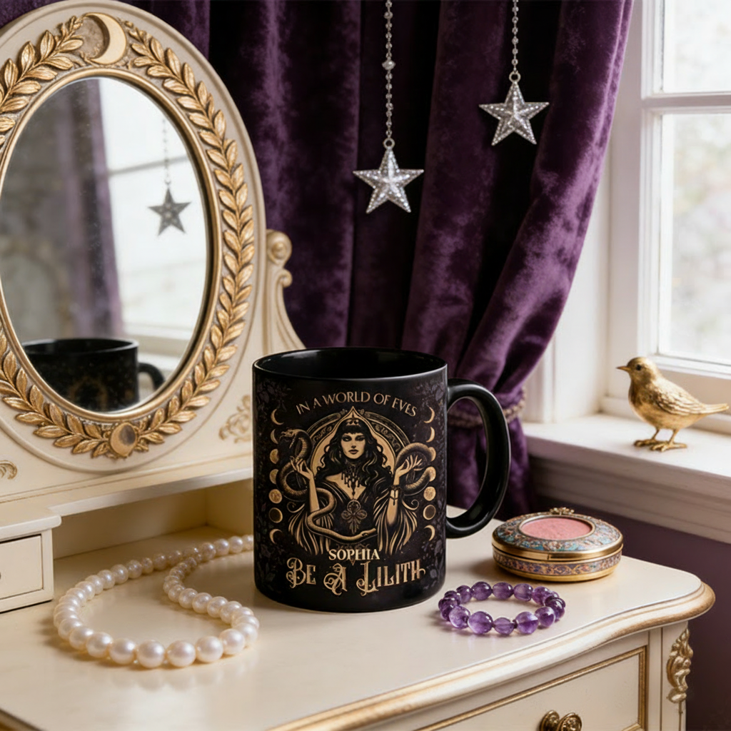 Personalized In A World Of Eves Be A Lilith Magical Mug Coffee Mug Magic Lover Mug Witchcore Gift Coffee Mug