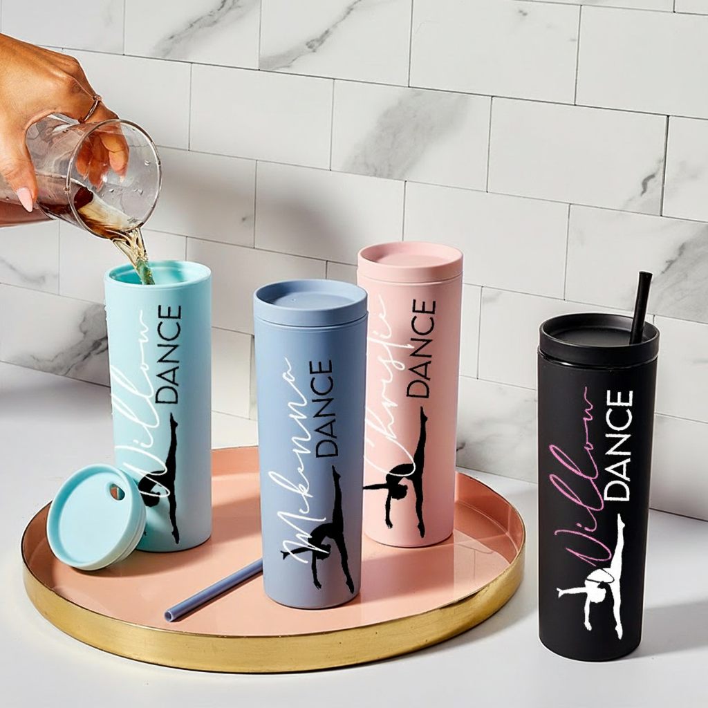 Personalized Dance Tumbler Gifts for Dance Teacher Dance Lover Tumbler Gift for Kids Friend Granddaughter