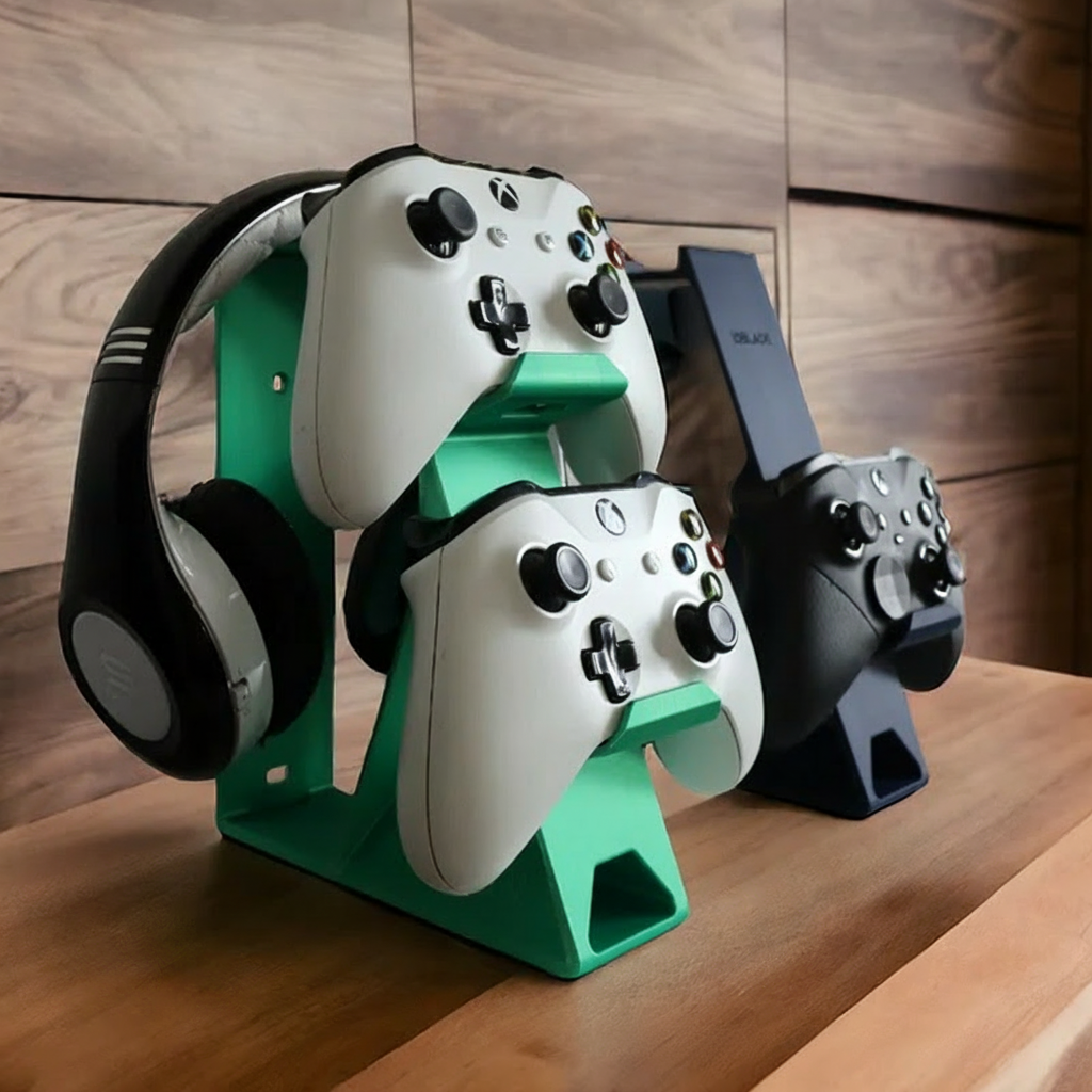 Personalized Game Console Controller And Headphone Stand Universal Controller Stand 3D Printed Gift for Game Lovers