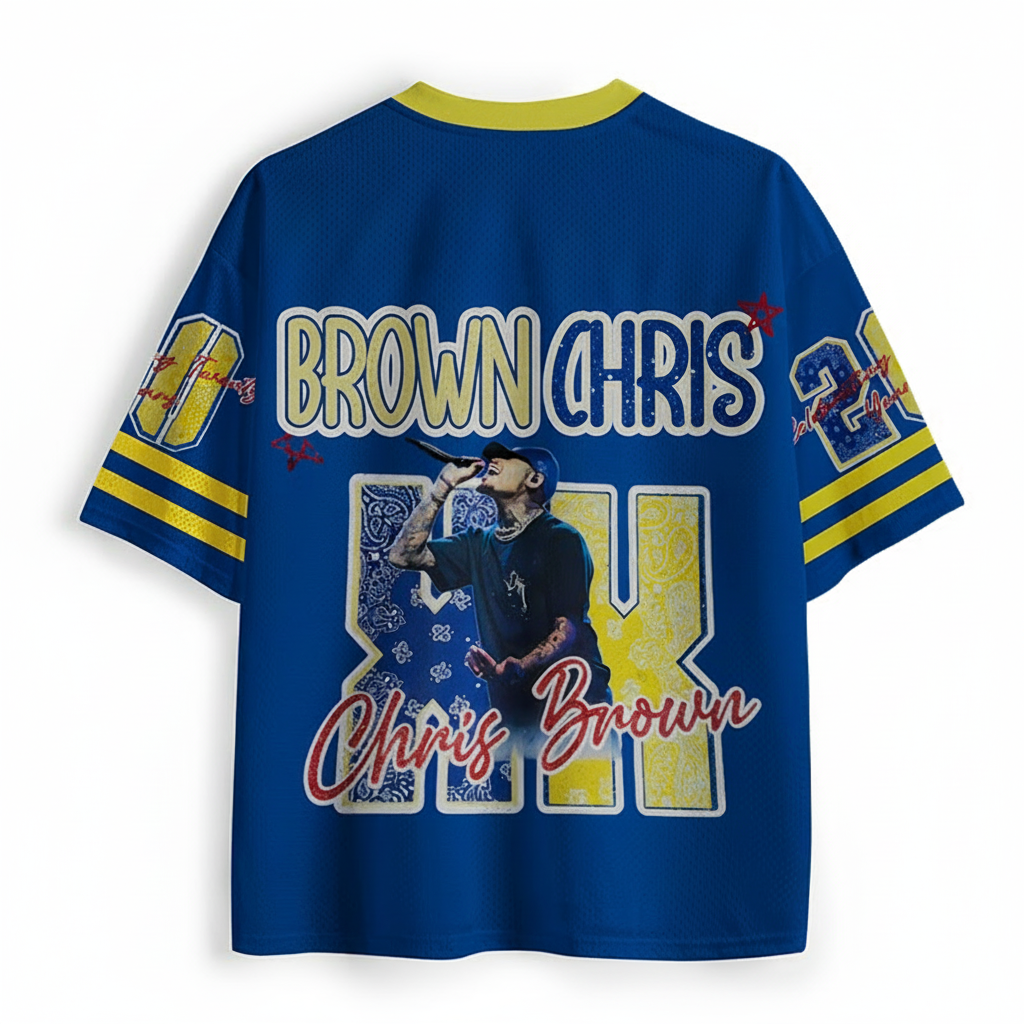 Personalized Hip Hop Music Tour Jersey Football Jersey Mesh Concert Outfit Concert Shirt Gift for Fans Country Music