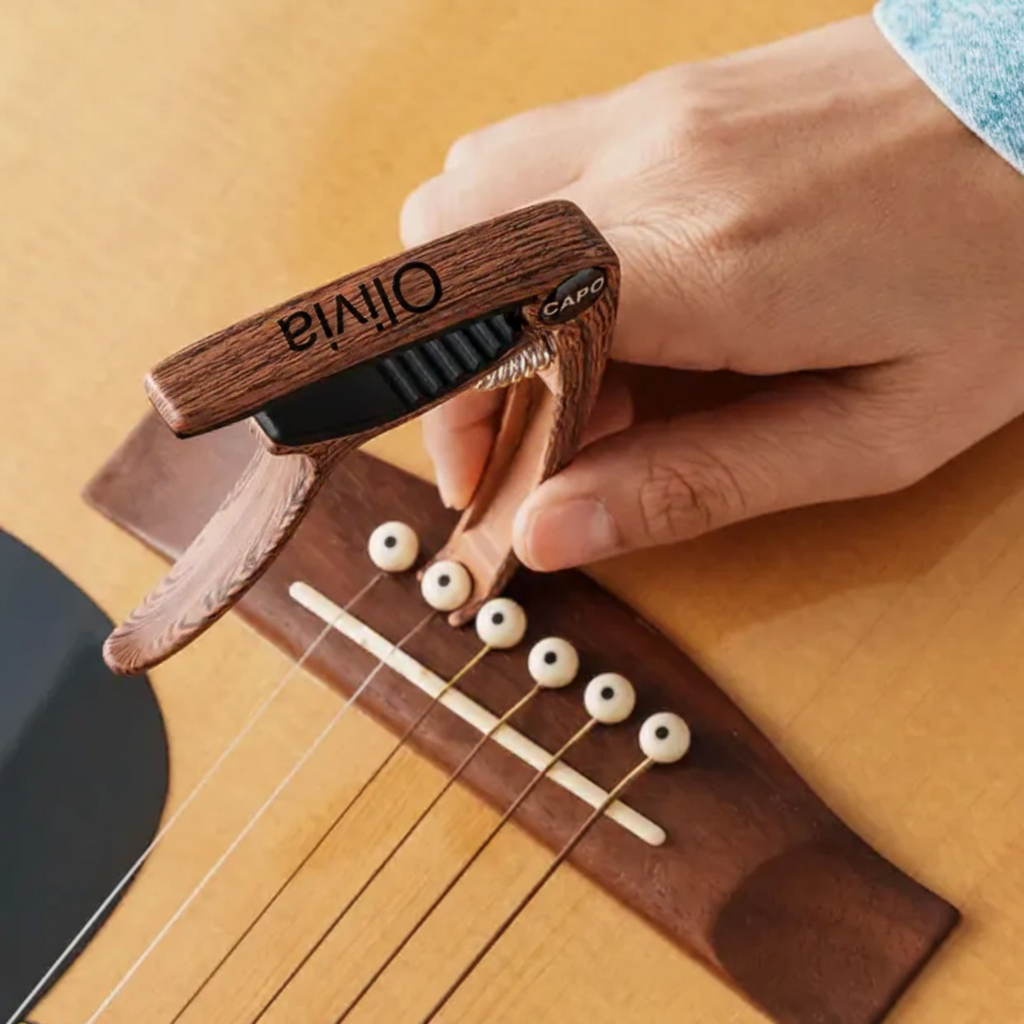 Personalized Guitar Capo and Personalized Guitarist Gift Ideas and Musician Gift Ideas