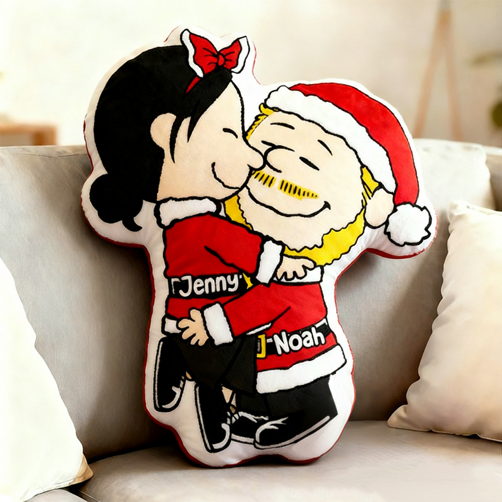 Personalized Snuggle Season Shaped Pillow for Lovers Couples Pillow Christmas Gift for Anime Cartoon Lovers