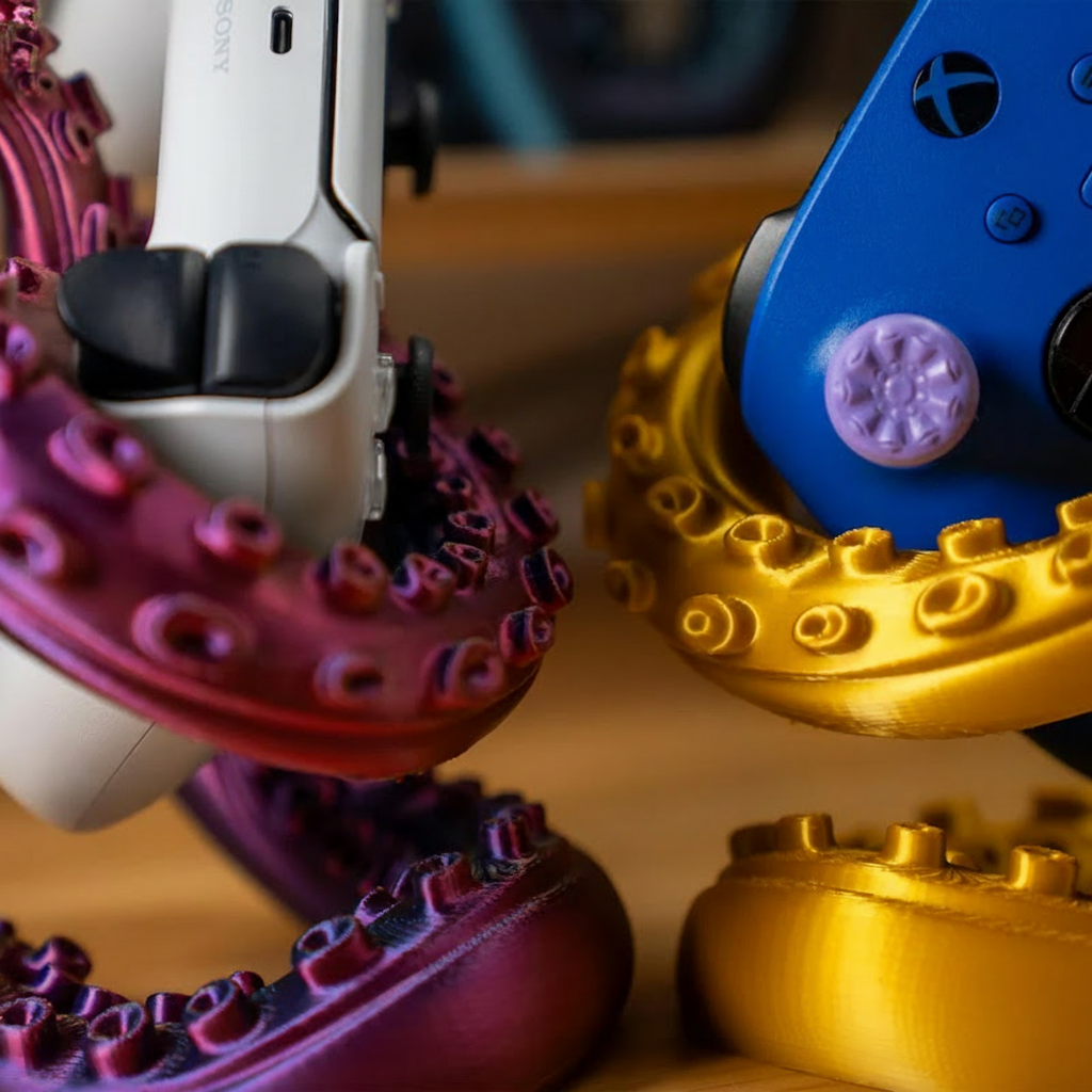 Personalized Tentacle Themed Controller Dock Video Game Controller Holder Gamer Gift 3D Printed Gift for Game Lovers