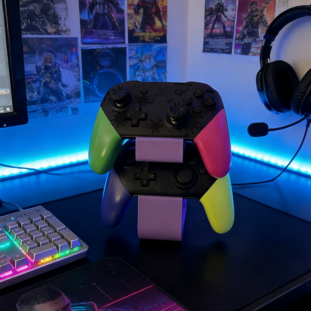 Personalized Game Console Controller Stand Universal Controller Stand 3D Printed Gift for Game Lovers