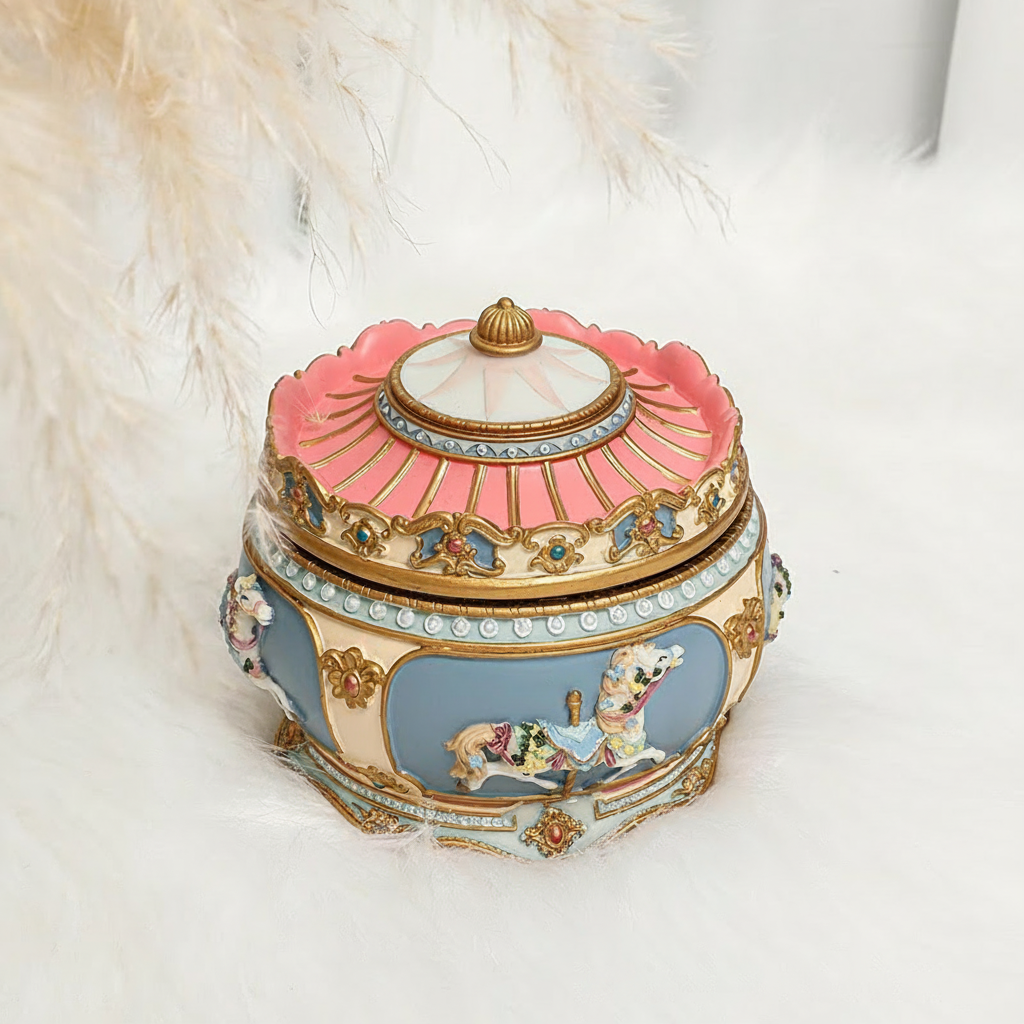 Personalized Carousel Ballerina Music Box Custom Engraved Name Musical Box Personalized Birthday Gift Christmas Gifts Keepsake Gifts