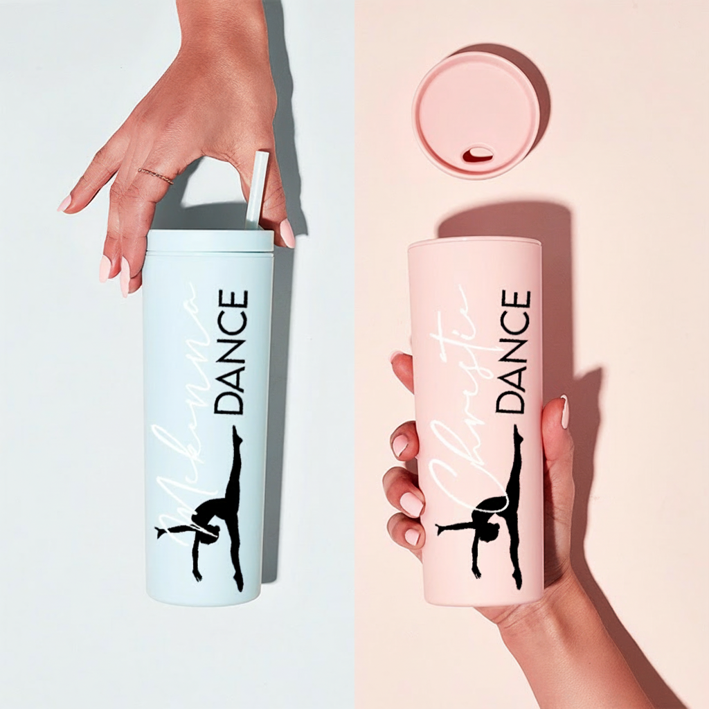 Personalized Dance Tumbler Gifts for Dance Teacher Dance Lover Tumbler Gift for Kids Friend Granddaughter