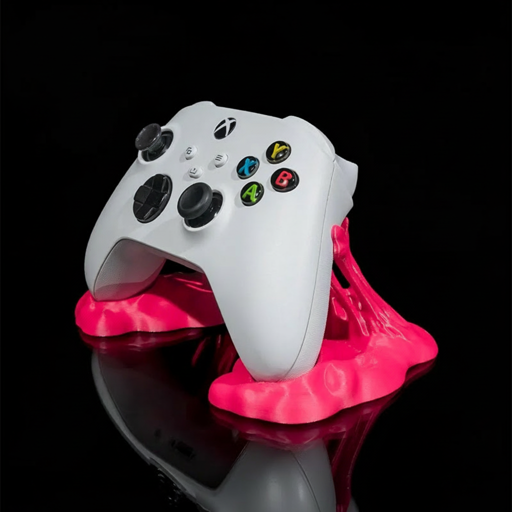 Personalized Spooky Slime Game Console Controller Stand for PS5 And Xbox Series Game Controllers Holder Gamer Gift 3D Printed Gift for Game Lovers