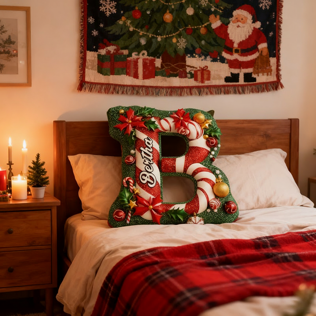 Personalized Colorful 26 Letters Pillow Personalized Alphabet Decor for Home